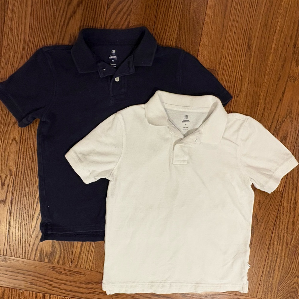Bundle of 2 boys polo colared shirts
